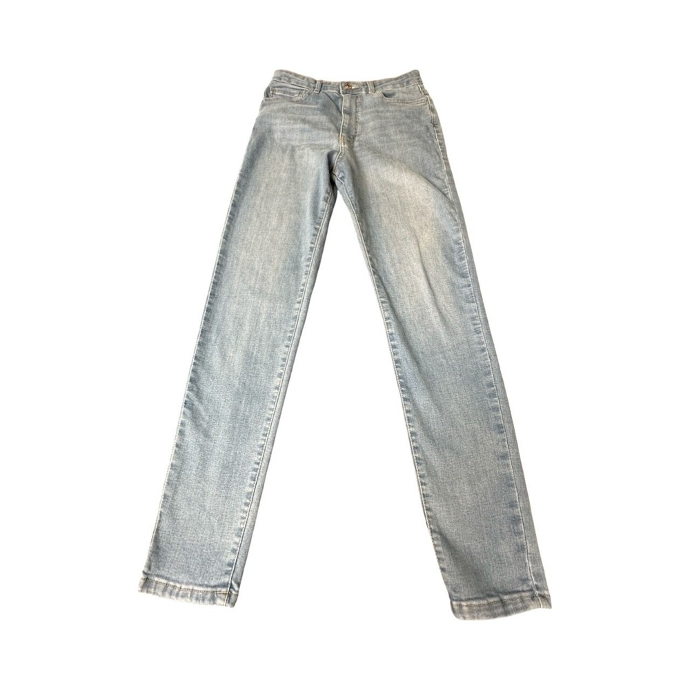 Forever 21 Jeans Womens 29 Light Blue Skinny High Rise Stretch Denim Casual